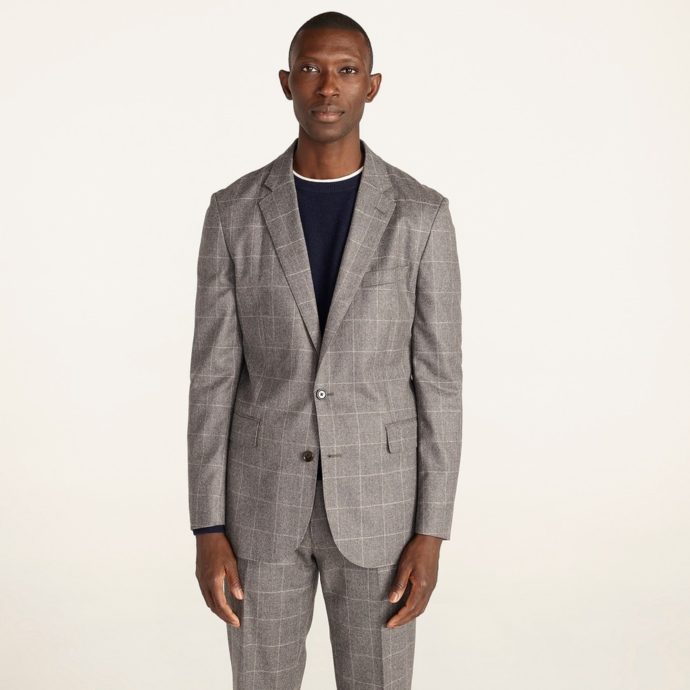 New J. Crew Ludlow Slim Fit Suit in Italian Wool (Size: 38R and 31/32)